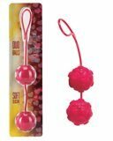 Вагинальные шарики Dream Toys с дополнительной стимуляцией, красные, O3,5 см