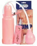 Помпа для пениса Dream Toys, вакуумная, механическая, с вибрацией, розовая, 13,5 см